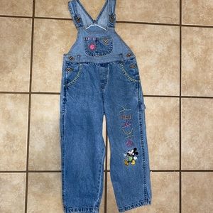 Vintage Mickey overalls 4t